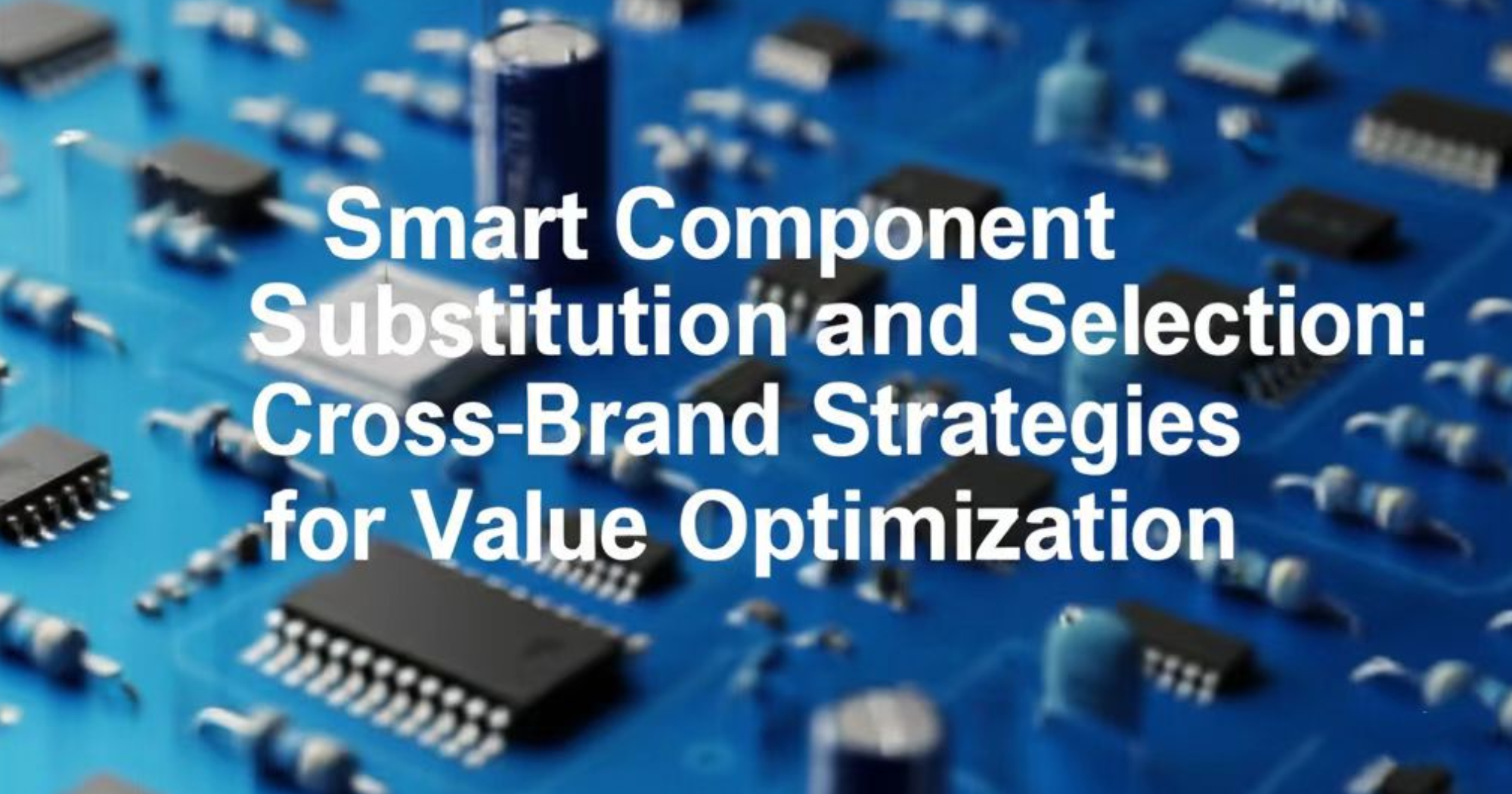 Smart Component Substitution and Selection: Cross-Brand Strategies for Value Optimization