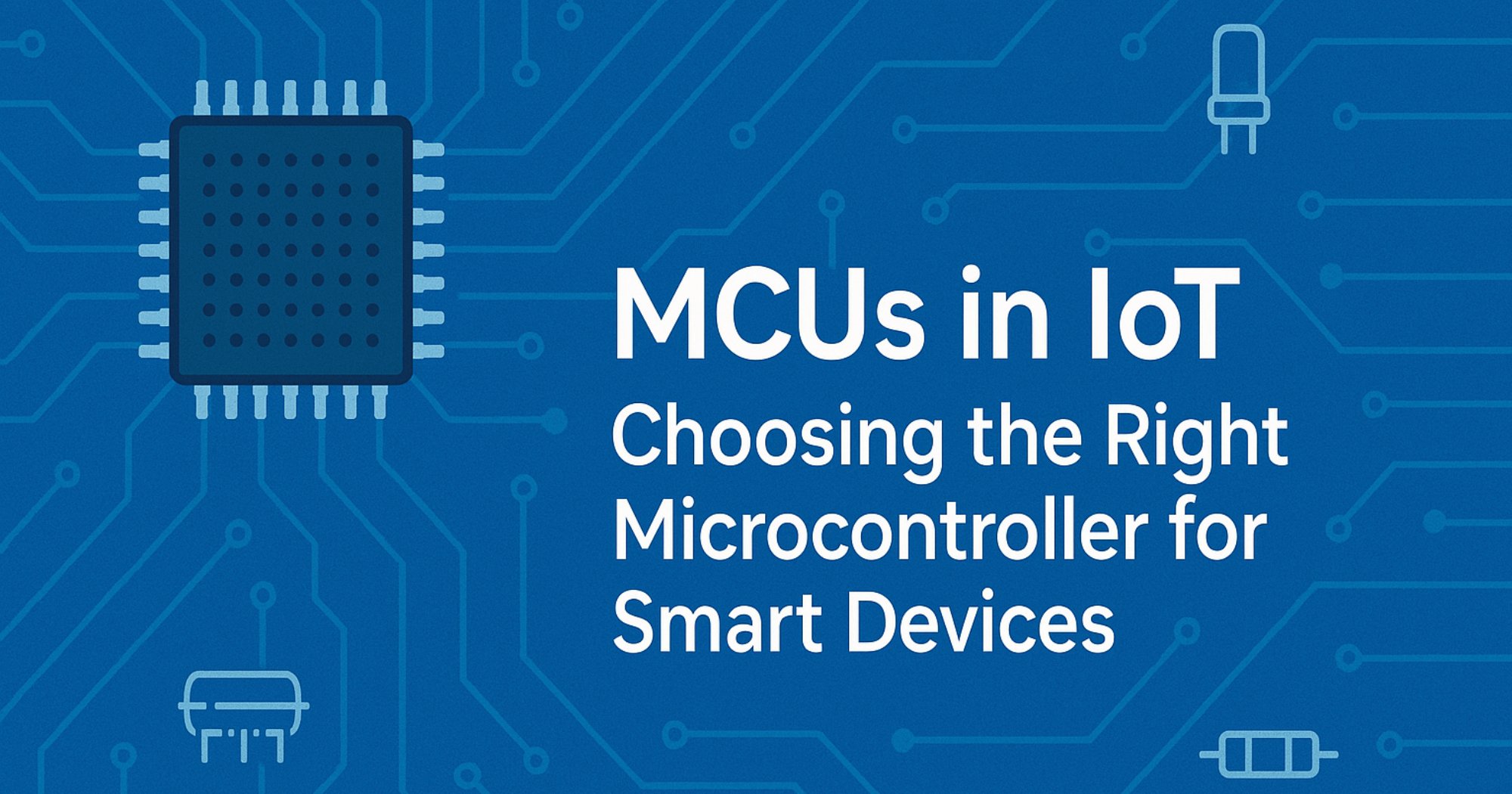 MCUs in IoT Choosing the Right Microcontroller for Smart Devices
