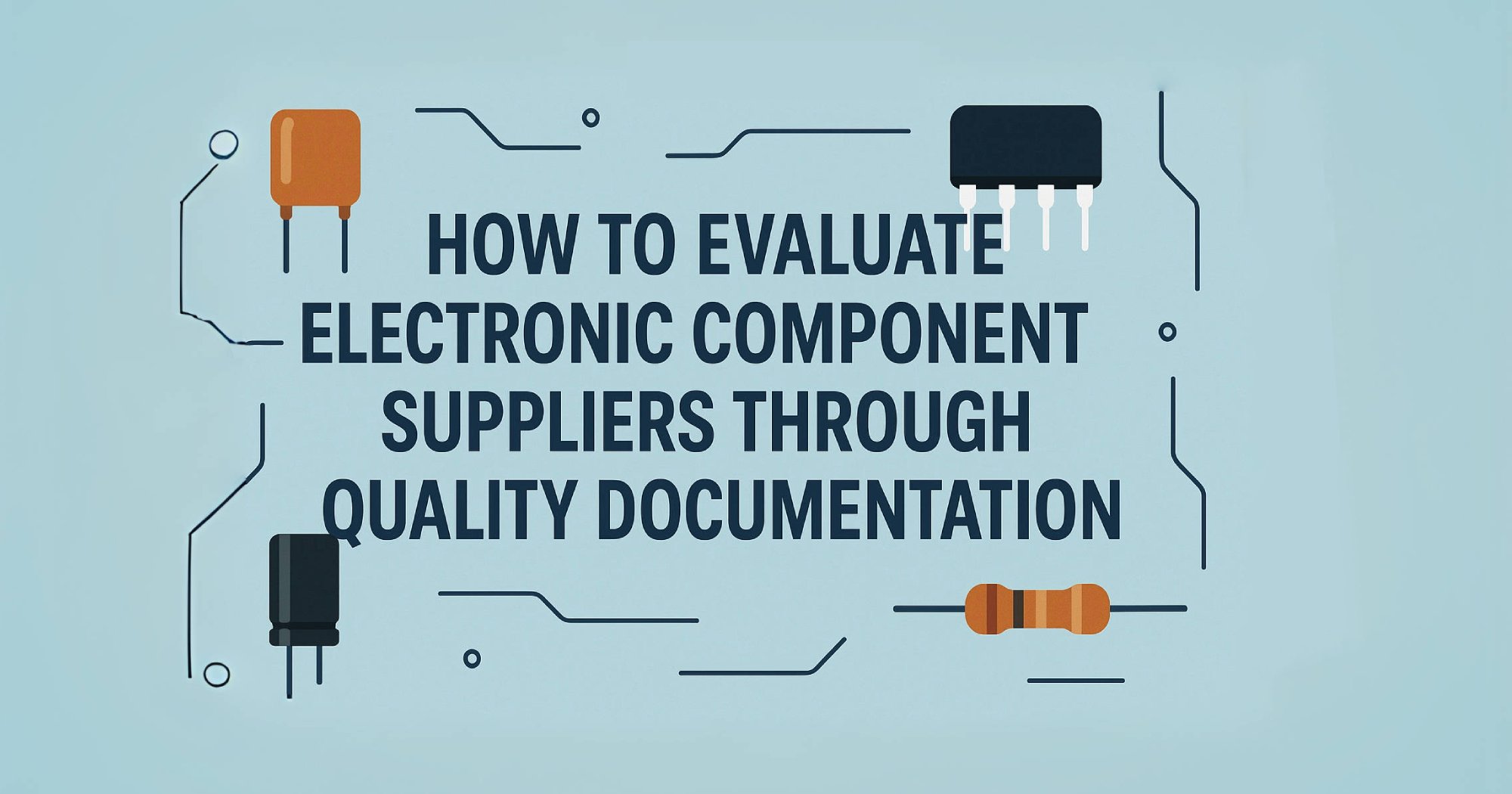 How to Evaluate Electronic Component Suppliers Through Quality Documentation