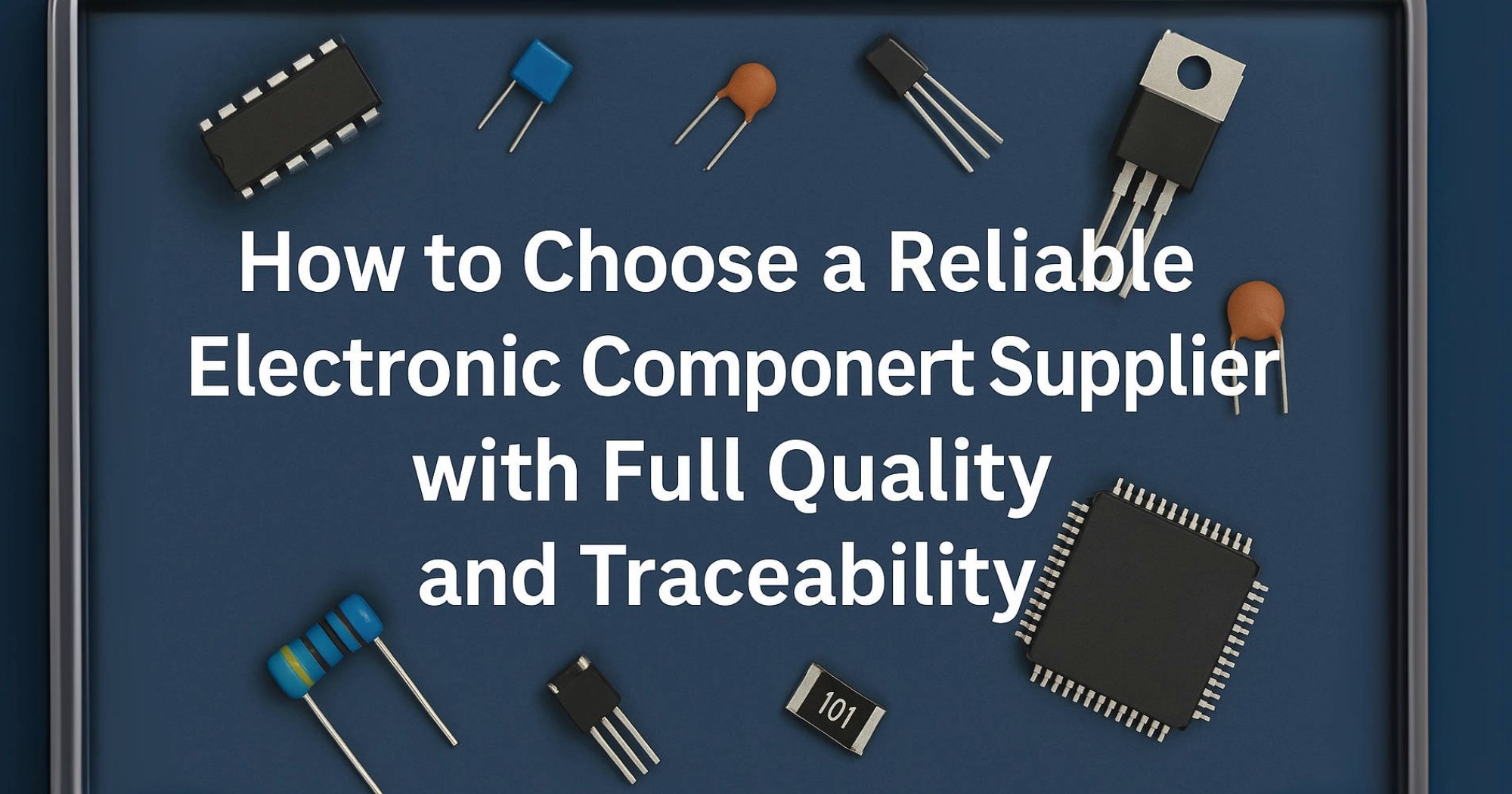 How to Choose a Reliable Electronic Component Supplier with Full Quality and Traceability