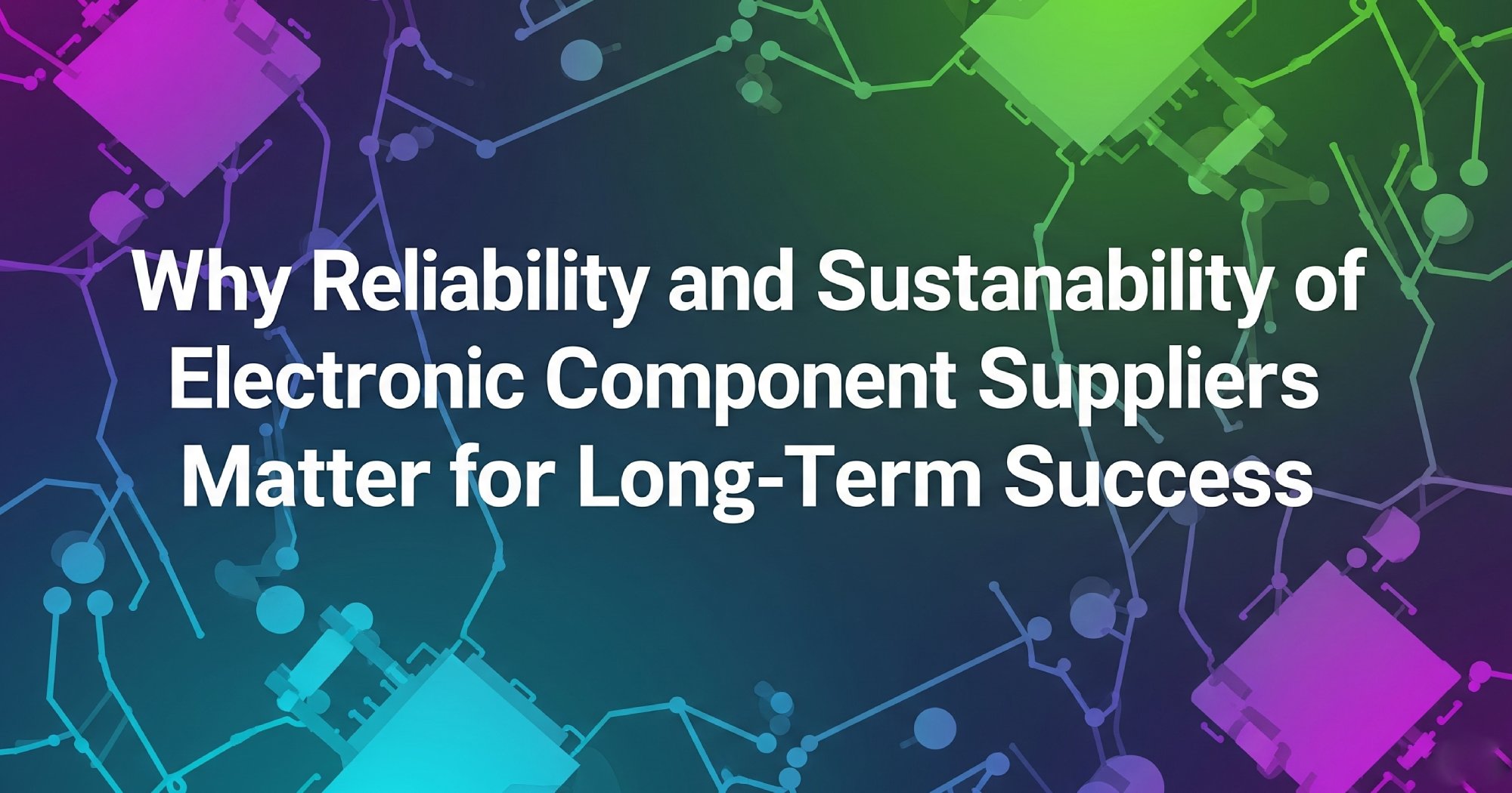 Why Reliability and Sustainability of Electronic Component Suppliers Matter for Long-Term Success