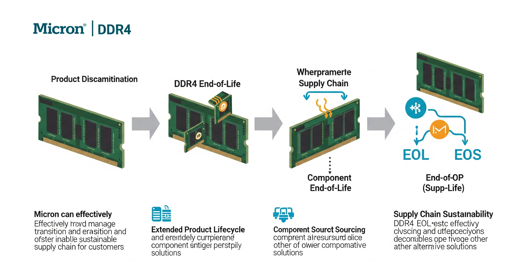 Micron DDR4 Discontinuation + Component EOL Methods: Ensure a Stable and Sustainable Supply Chain