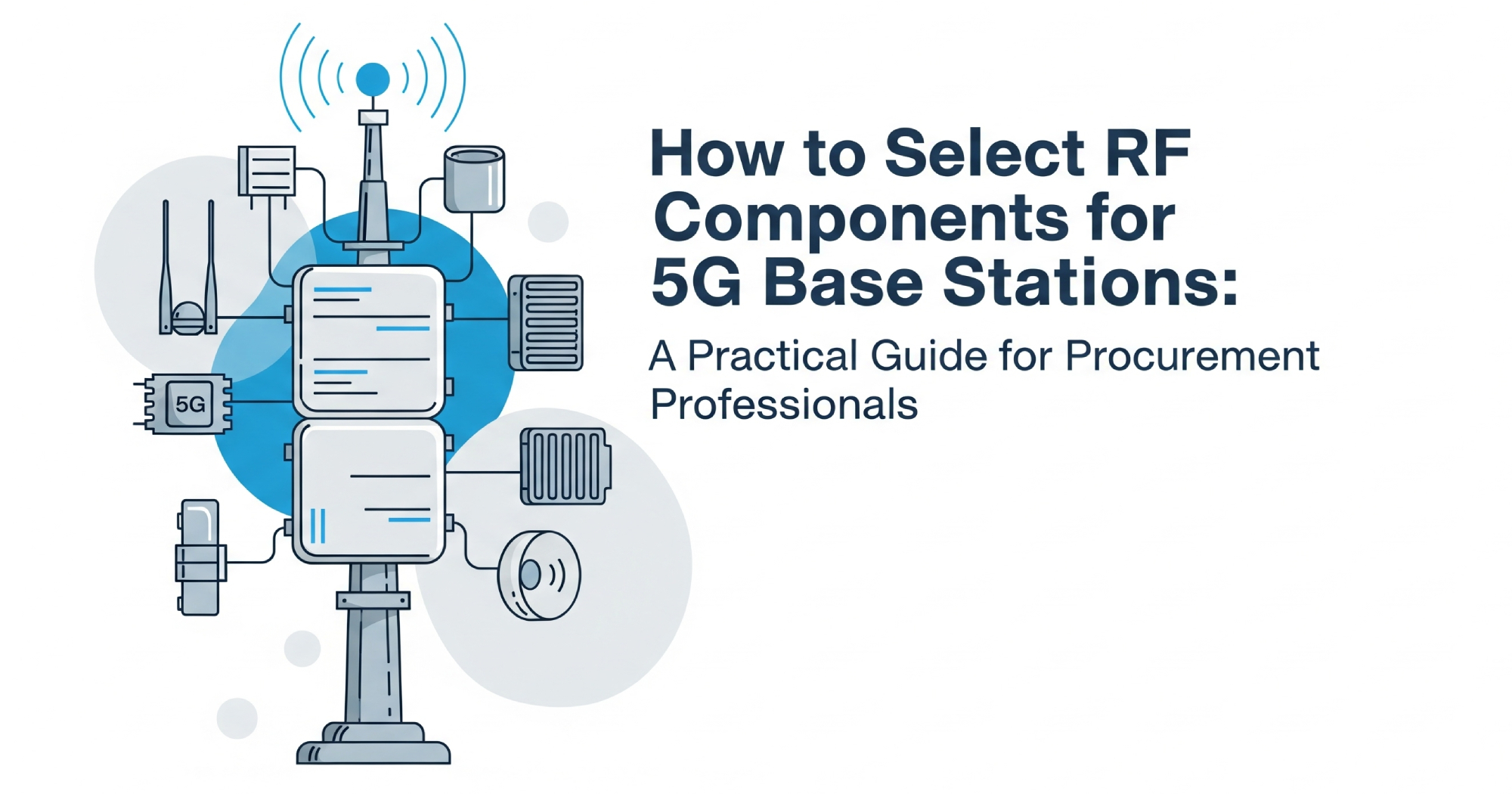 How to Choose RF Components for 5G Base Stations: A Guide for Engineers and Buyers