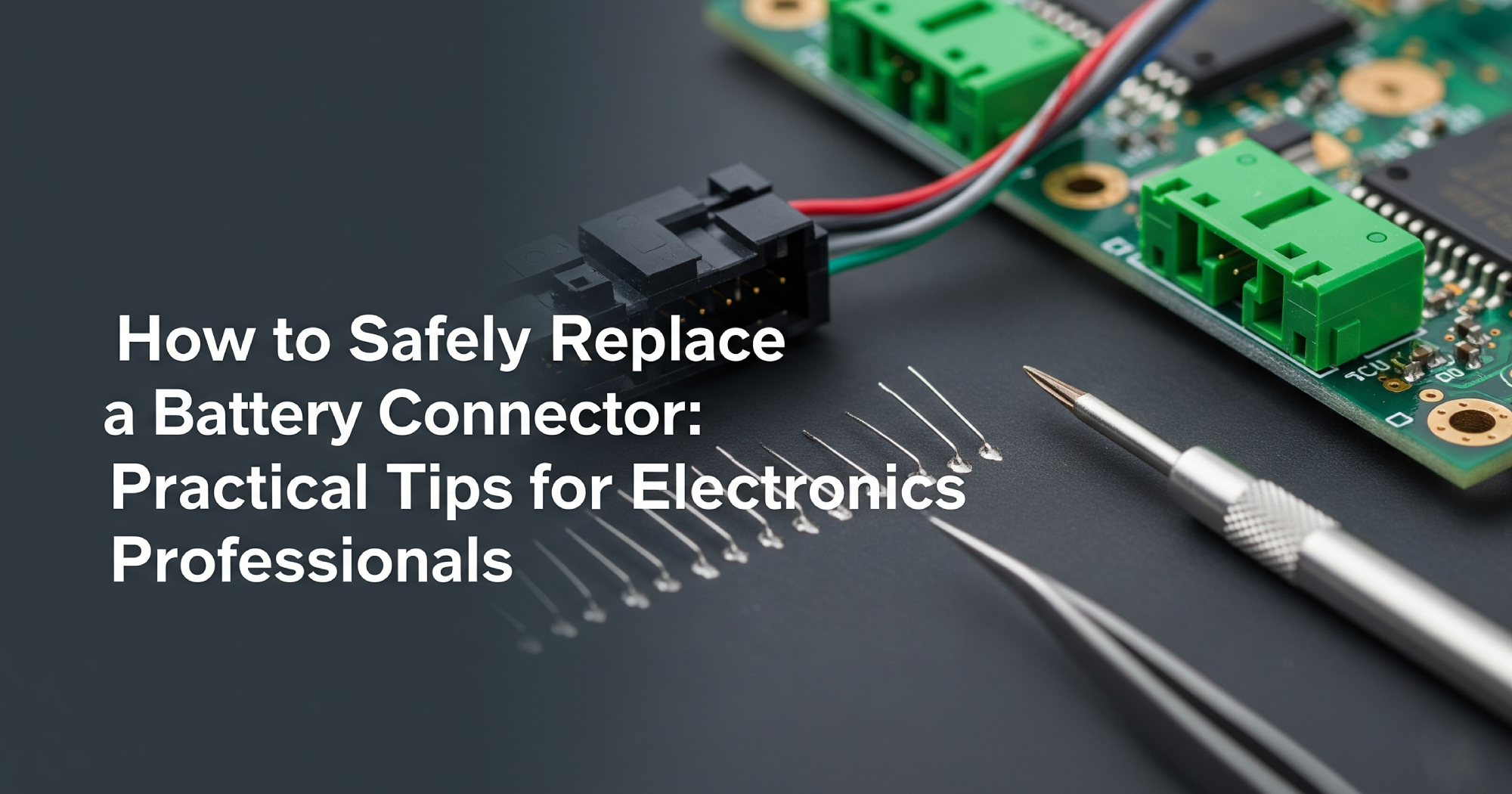 How to Safely Replace a Battery Connector: Practical Tips for Electronics Professionals
