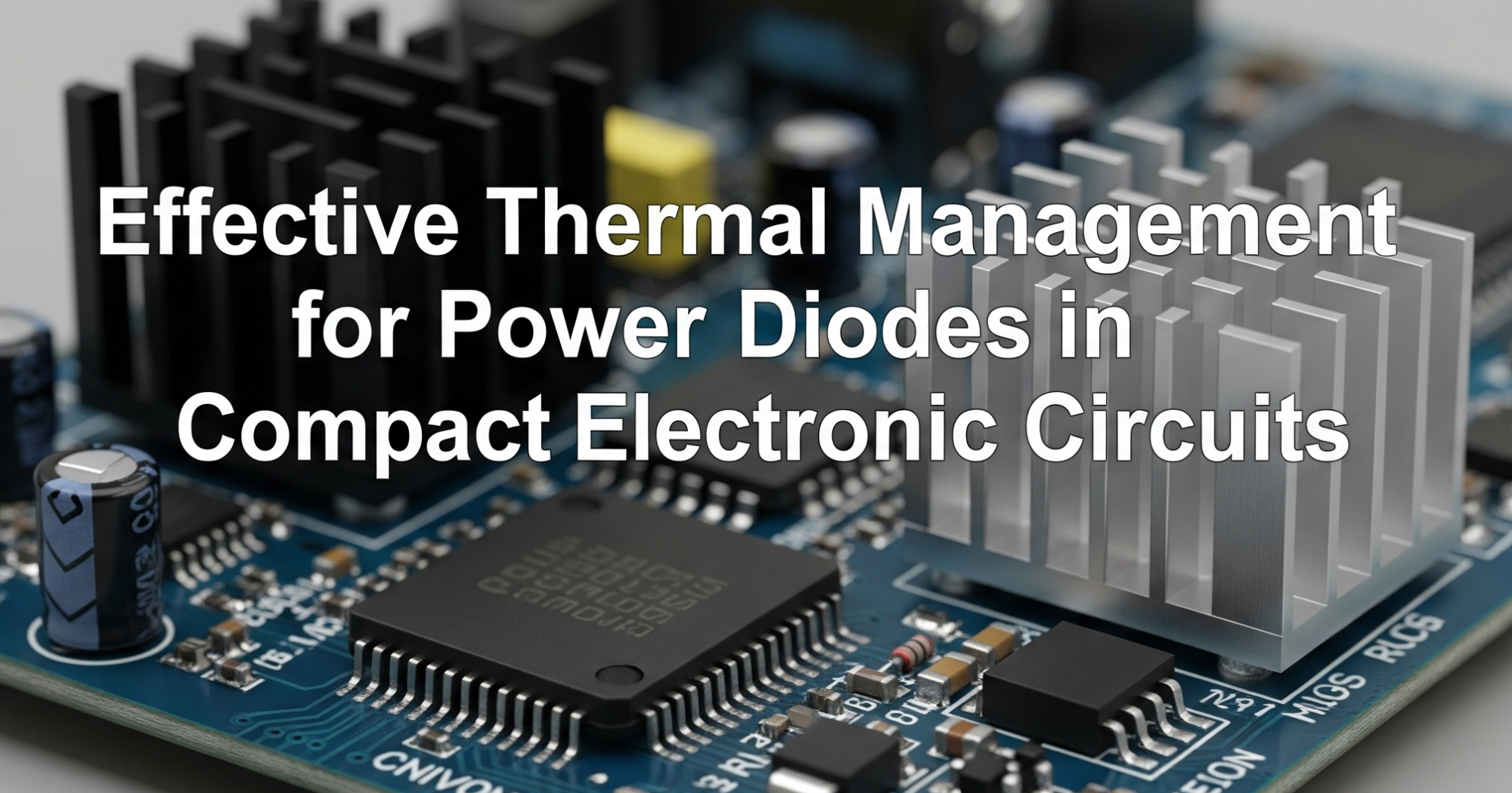 Effective Thermal Management for Power Diodes in Compact Electronic Circuits