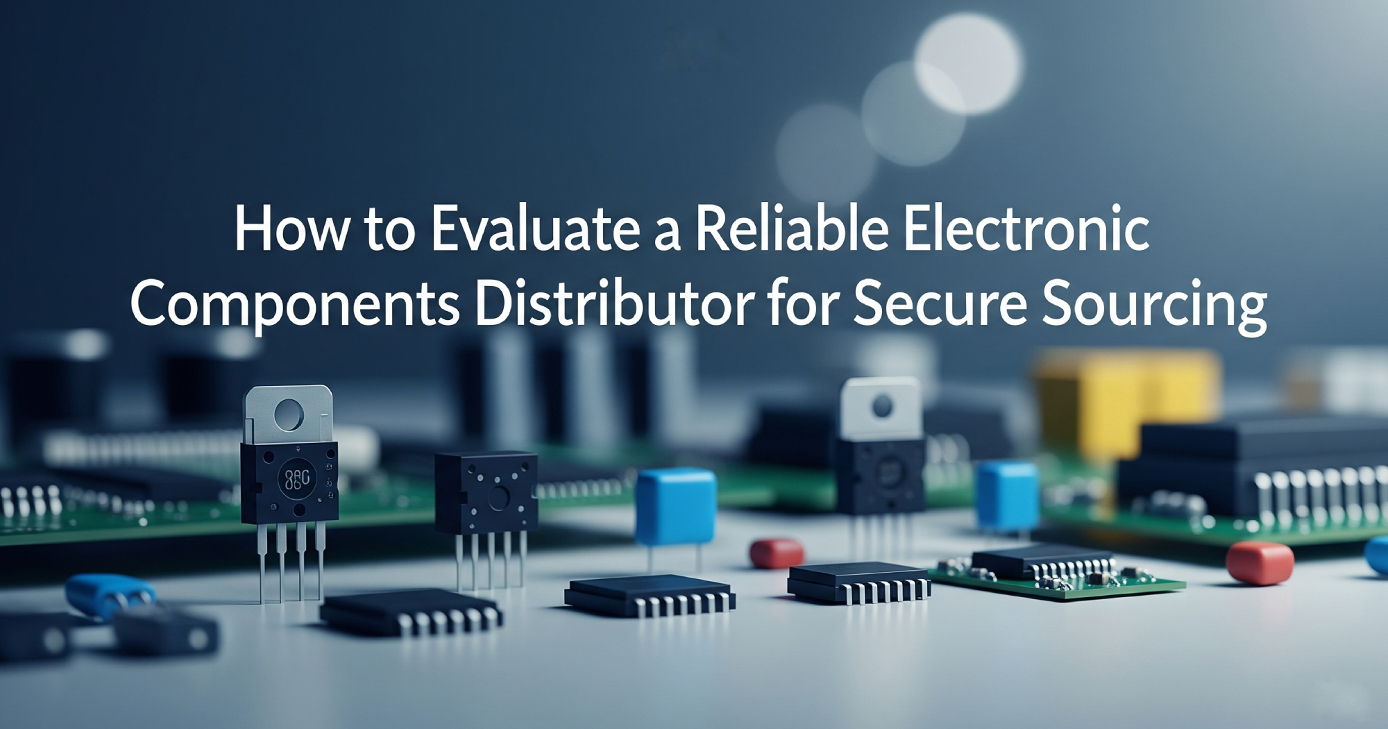 How to Evaluate a Reliable Electronic Components Distributor for Secure Sourcing