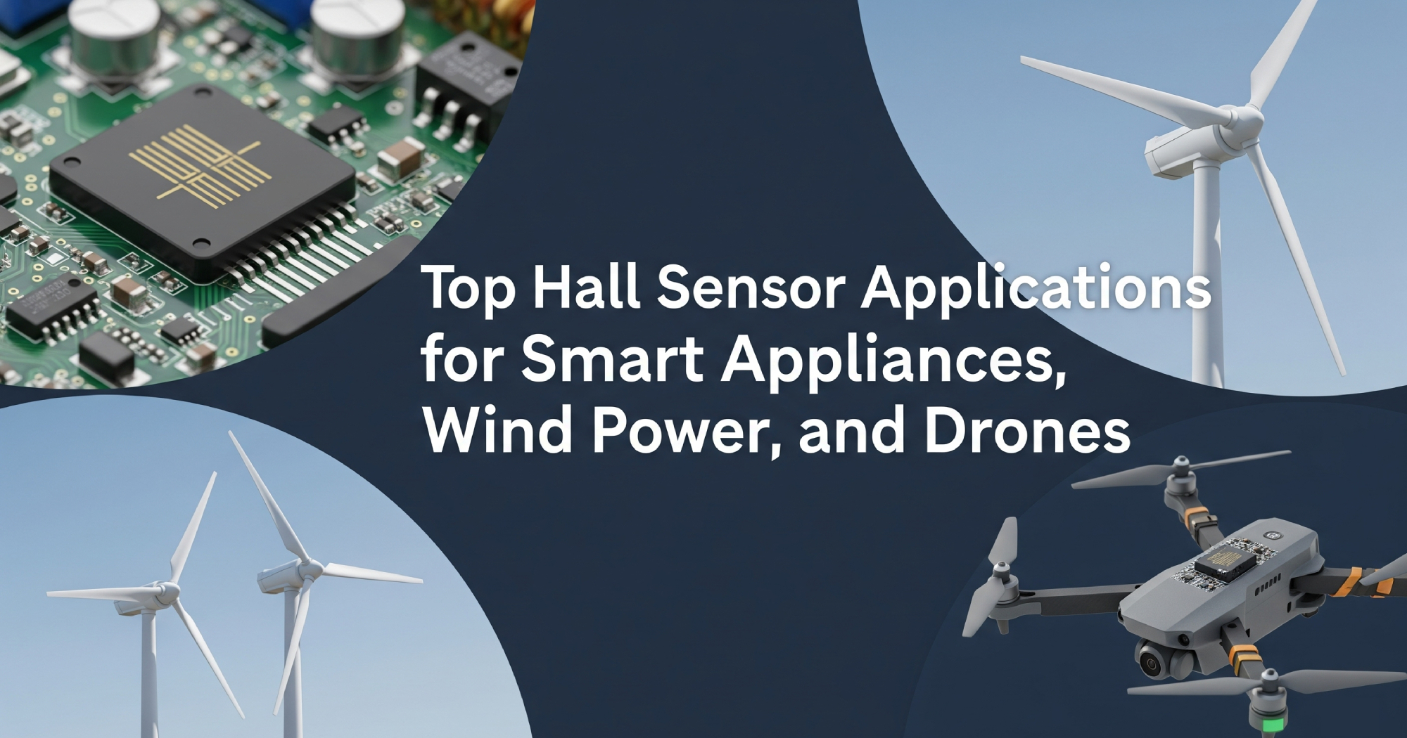 Top Hall Sensor Applications for Smart Appliances, Wind Power, and Drones