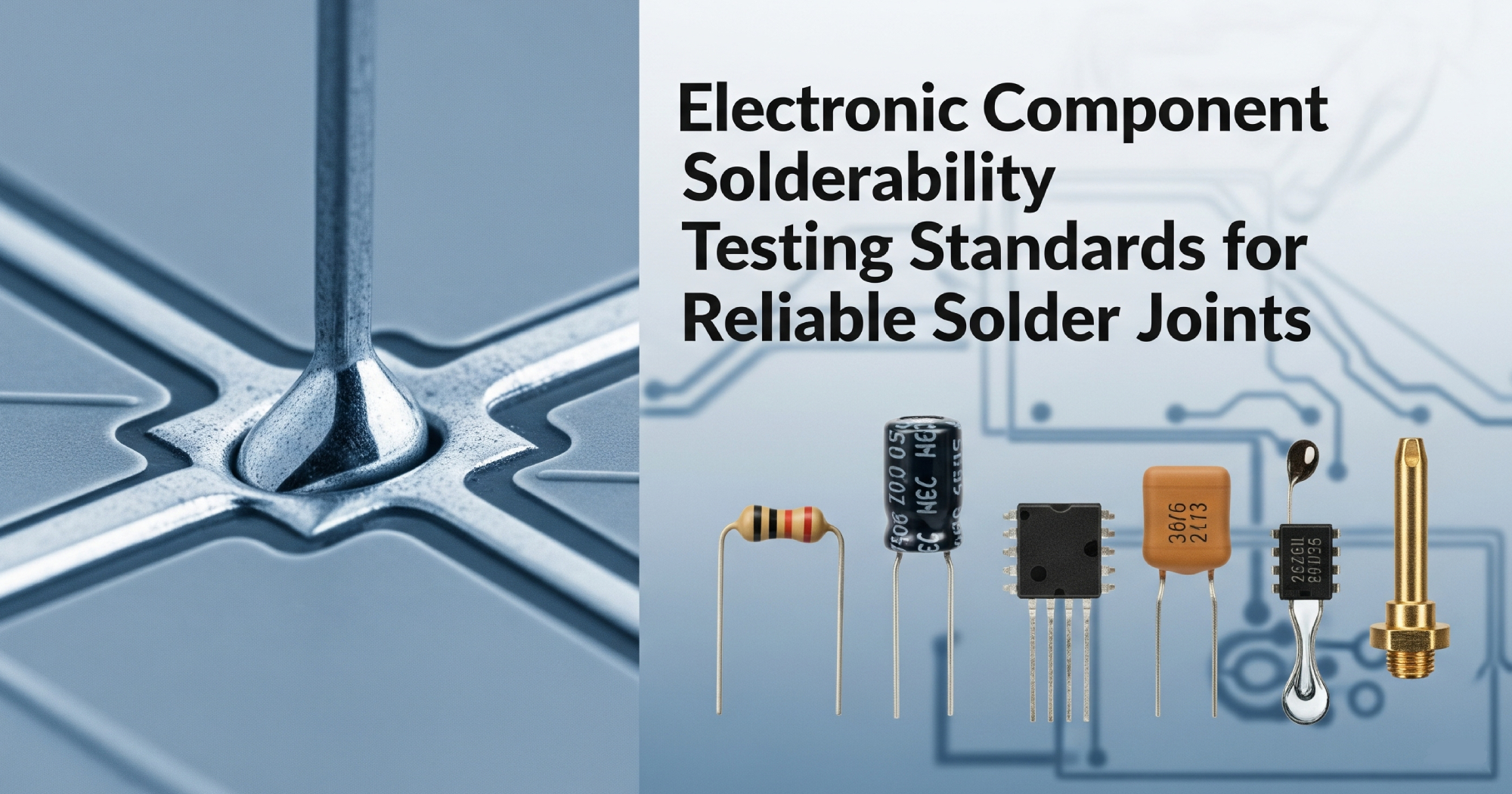 Electronic Component Solderability Testing Standards for Reliable Solder Joints